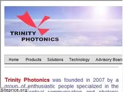 Sites similar to trinityphotonics.com