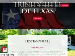 Sites similar to trinitytitletx.com