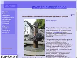 Sites similar to trinkwasser.de