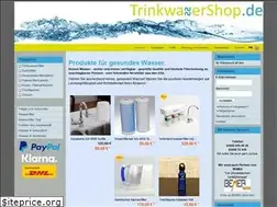 Sites similar to trinkwassershop.de