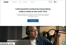 Sites similar to trint.com