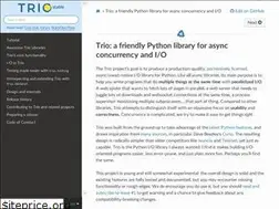 Sites similar to trio.readthedocs.io