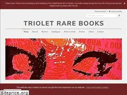 Sites similar to trioletrarebooks.com