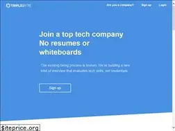 Sites similar to triplebyte.com