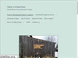 Sites similar to triplehhomestead.com
