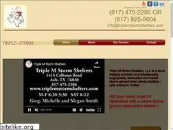 Sites similar to triplemstormshelters.com