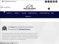 Sites similar to triplepeaksroofing.com