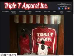 Sites similar to tripletapparel.com