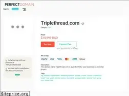 Sites similar to triplethread.com