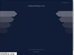 Sites similar to trisha-krishnan.com