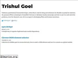Sites similar to trishulgoel.com