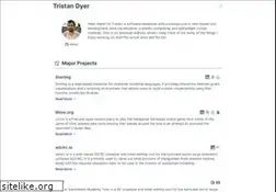 Sites similar to tristandyer.com