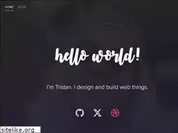 Sites similar to tristanedwards.me