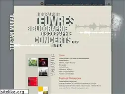 Sites similar to tristanmurail.com