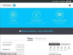 Sites similar to tritonia.fi