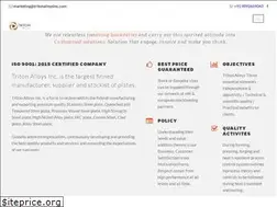 Sites similar to tritonplates.com