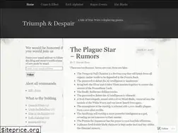 Sites similar to triumphdespair.wordpress.com