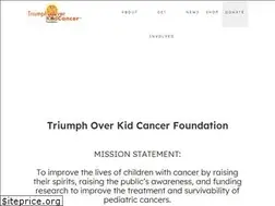 Sites similar to triumphoverkidcancer.org