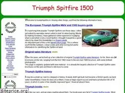 Sites similar to triumphspitfire.nl