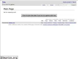 Sites similar to trix.wikidot.com