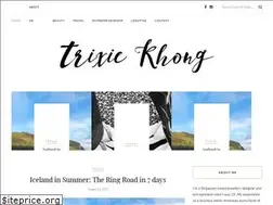 Sites similar to trixiekhong.com