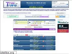Sites similar to trocdestrains.com