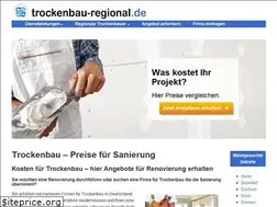 Sites similar to trockenbau-regional.de