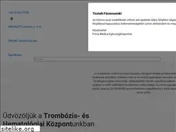 Sites similar to tromboziskozpont.hu