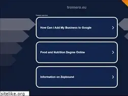 Sites similar to tromero.eu