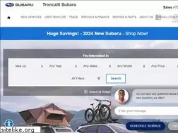 Sites similar to troncallisubaru.com