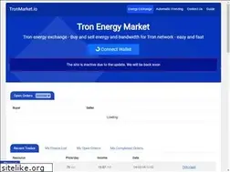 Sites similar to tronmarket.io