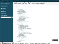 Sites similar to tronpy.readthedocs.io