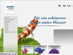 Sites similar to tropic-marin.de