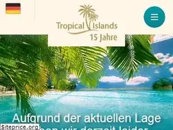 Sites similar to tropical-islands.de