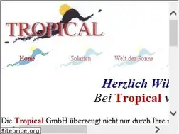 Sites similar to tropical.de