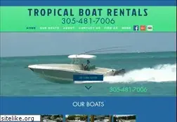 Sites similar to tropicalboatrentals.com
