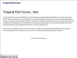 Sites similar to tropicalfishforum.net