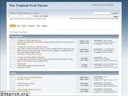 Sites similar to tropicalfruitforum.com