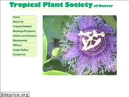 Sites similar to tropicalplantsociety.org