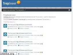 Sites similar to tropjouer.com