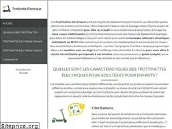 Sites similar to trottinette-electrique.net