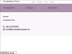 Sites similar to troubadourpeter.nl