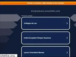 Sites similar to troubadours-ensemble.com