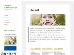 Sites similar to troublesdapprentissage.com