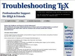 Sites similar to troubleshooting-tex.de