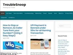 Sites similar to troublesnoop.com
