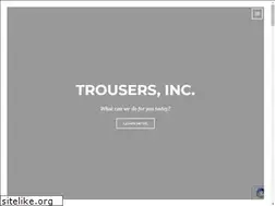 Sites similar to trousersinc.com