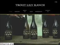 Sites similar to troutlilyranchpinot.com