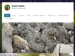 Sites similar to troutsnotes.com