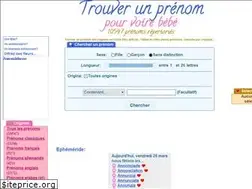 Sites similar to trouver-un-prenom-pour-votre-bebe.com